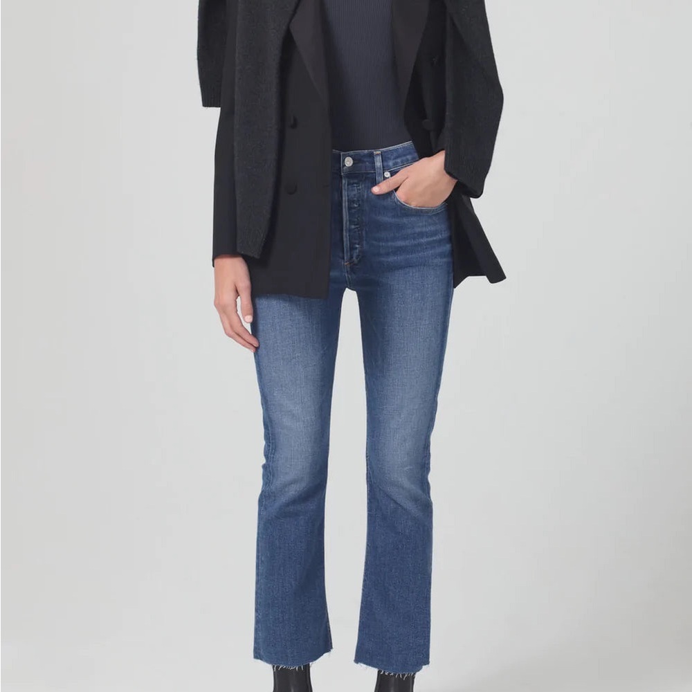 Citizens Of Humanity Isola Mid Rise Bootcut Jean in Lawless